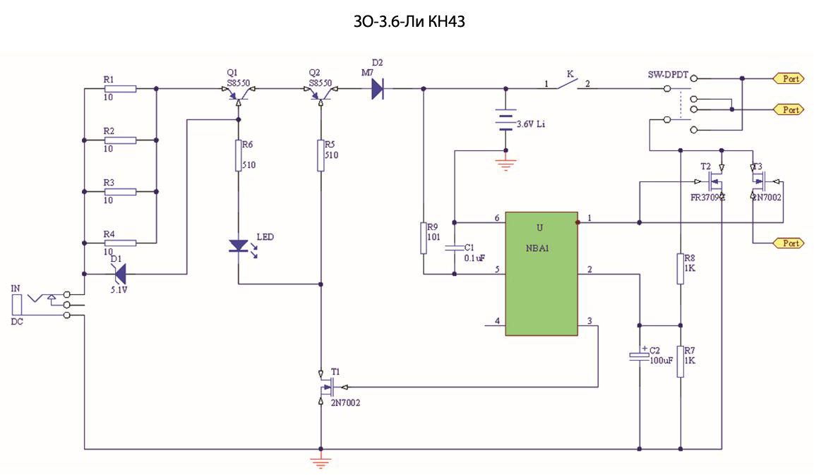 Инструмент [ЗО-3.6-Ли КН43] - посмотреть вариант разборной схемы